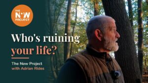 Adrian Rides in the woods: If you think someone is ruining your life, you're right, it's you